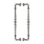 M Marcus Heritage Brass Back to Back Door Pull Handle Avon Design 390mm length